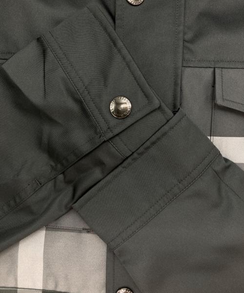 BLACK LABEL CRESTBRIDGE（ブラックレーベル クレストブリッジ）BLACK LABEL CRESTBRIDGE (ブラックレーベル クレストブリッジ) スタンドネックブルゾン ブラック サイズ:Lの古着・服飾アイテム