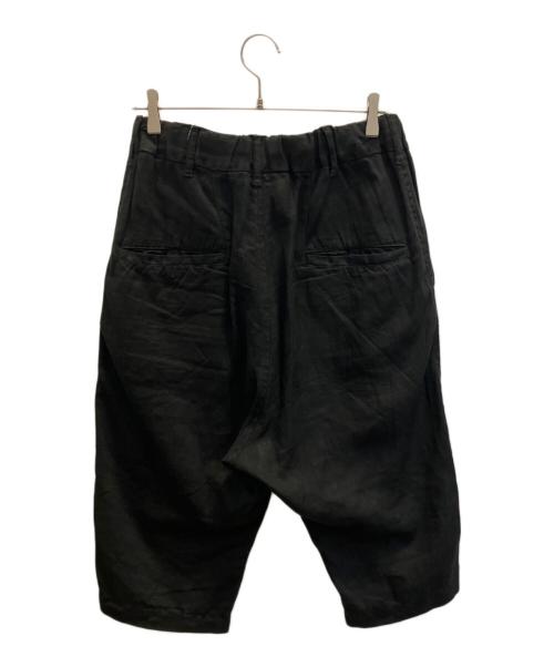 Yohji Yamamoto pour homme（ヨウジヤマモト プールオム）Yohji Yamamoto pour homme (ヨウジヤマモト プールオム) リネンクロップドパンツ ブラック サイズ:2の古着・服飾アイテム