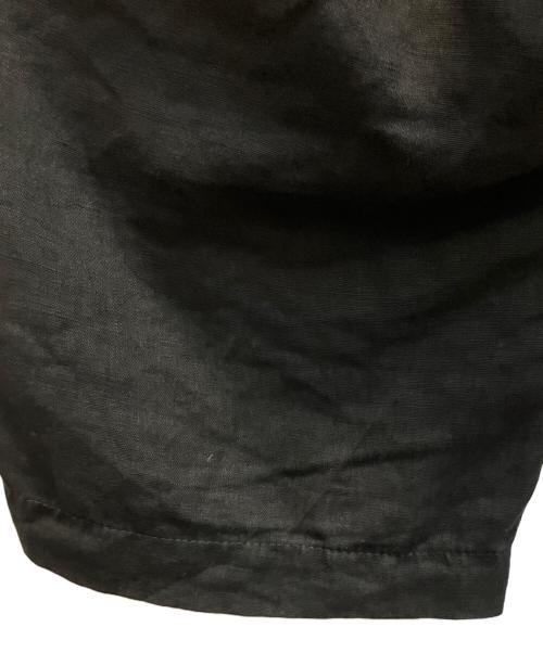 Yohji Yamamoto pour homme（ヨウジヤマモト プールオム）Yohji Yamamoto pour homme (ヨウジヤマモト プールオム) リネンクロップドパンツ ブラック サイズ:2の古着・服飾アイテム