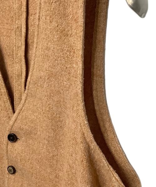 LARDINI（ラルディーニ）LARDINI (ラルディーニ) ソフトツイードジレベスト ブラウン サイズ:46の古着・服飾アイテム