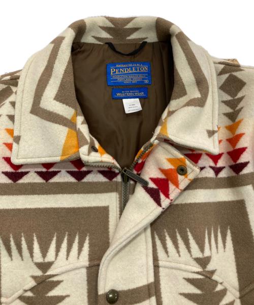 PENDLETON（ペンドルトン）PENDLETON (ペンドルトン) ネイティブ柄ブランケットコート　USA製  マルチカラー サイズ:Sの古着・服飾アイテム
