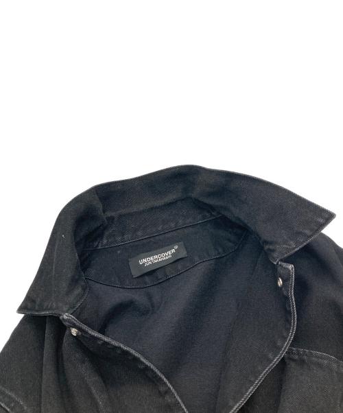 UNDERCOVER（アンダーカバー）UNDERCOVER (アンダーカバー) ジップデザインカバーオール ブラック サイズ:3の古着・服飾アイテム