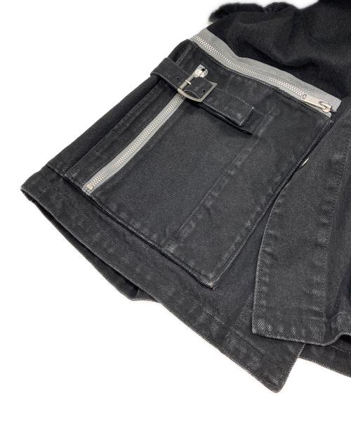 UNDERCOVER（アンダーカバー）UNDERCOVER (アンダーカバー) ジップデザインカバーオール ブラック サイズ:3の古着・服飾アイテム