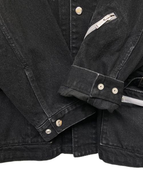 UNDERCOVER（アンダーカバー）UNDERCOVER (アンダーカバー) ジップデザインカバーオール ブラック サイズ:3の古着・服飾アイテム