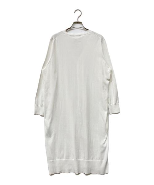 ZUCCA（ズッカ）ZUCCA (ズッカ) ロングカーディガン ホワイト サイズ:Mの古着・服飾アイテム