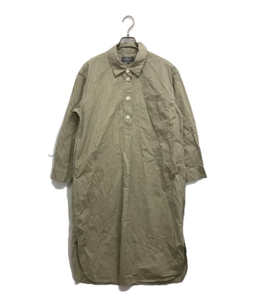 MARGARET HOWELL（マーガレットハウエル）MARGARET HOWELL (マーガレットハウエル) シャツワンピース グリーン サイズ:1の古着・服飾アイテム