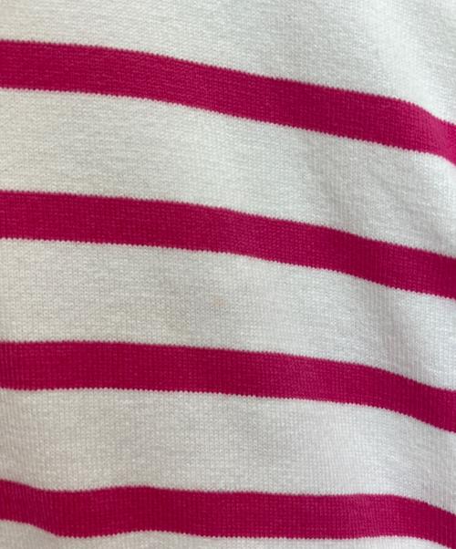 THE SHINZONE（ザ シンゾーン）THE SHINZONE (ザ シンゾーン) PANEL BORDER TOP ピンク サイズ:Freeの古着・服飾アイテム