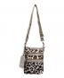 LeSportsac（レスポートサック）の古着「3 ZIP CROSSBODYフラクセンレオパード」｜ベージュ
