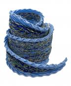 HERMESエルメス）の古着「プリーツスカーフ」｜ブルー