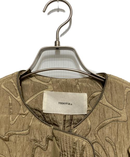 TODAYFUL（トゥデイフル）TODAYFUL (トゥデイフル) Jacquard Piping Blouson/ジャガードパイピングブルゾン オリーブ サイズ:36の古着・服飾アイテム