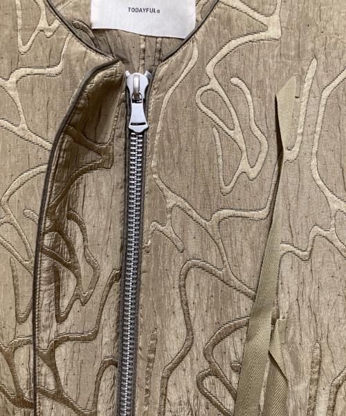 TODAYFUL（トゥデイフル）TODAYFUL (トゥデイフル) Jacquard Piping Blouson/ジャガードパイピングブルゾン オリーブ サイズ:36の古着・服飾アイテム