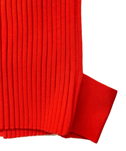 HYKE（ハイク）HYKE (ハイク) WIDE RIBBED CROPPED VEST レッド サイズ:‐の古着・服飾アイテム