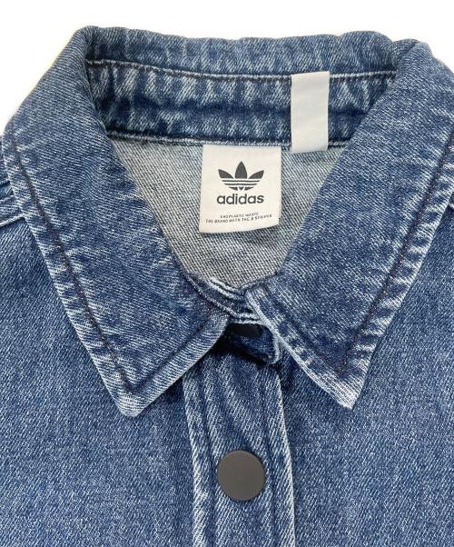 adidas（アディダス）adidas (アディダス) デニムシャツ インディゴ サイズ:Lの古着・服飾アイテム