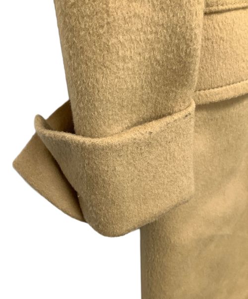 BURBERRY LONDON（バーバリーロンドン）BURBERRY LONDON (バーバリーロンドン) ファー付ウールカシミヤコート キャメル サイズ:38の古着・服飾アイテム