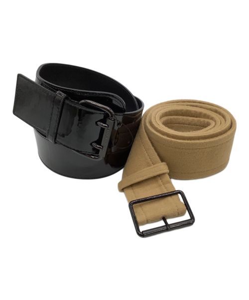 BURBERRY LONDON（バーバリーロンドン）BURBERRY LONDON (バーバリーロンドン) ファー付ウールカシミヤコート キャメル サイズ:38の古着・服飾アイテム