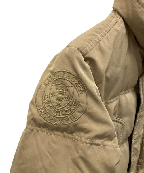 RALPH LAUREN（ラルフローレン）RALPH LAUREN (ラルフローレン) ダウンコート ベージュ サイズ:Lの古着・服飾アイテム