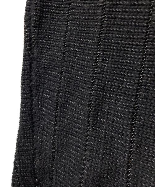 DIESEL Black Gold（ディーゼル ブラック ゴールド）DIESEL Black Gold (ディーゼル ブラック ゴールド) ハーフスリーブメッシュ切替ラメニット ブラック サイズ:Sの古着・服飾アイテム