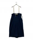boutique ordinaryブティークオーディナリー）の古着「サロペットスカート」｜ネイビー