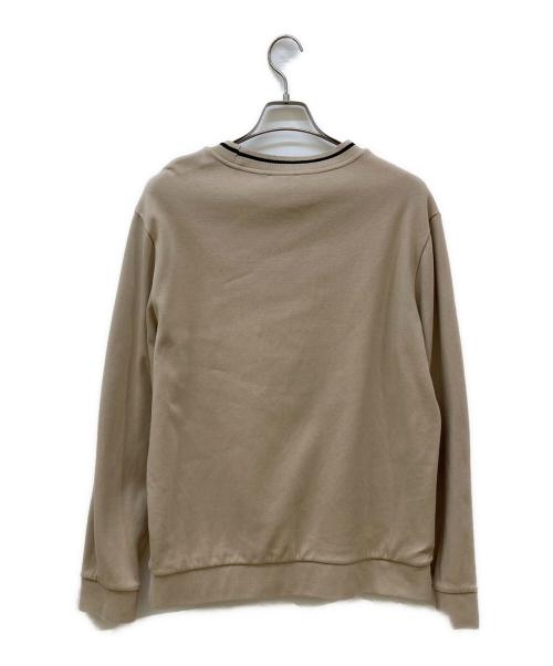 A.P.C.（アーペーセー）A.P.C. (アーペーセー) ネックロゴスウェット ベージュ サイズ:Mの古着・服飾アイテム