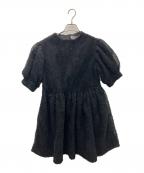 Honey mi Honeyハニーミーハニー）の古着「チュールパフスリーブチュニック」｜ブラック