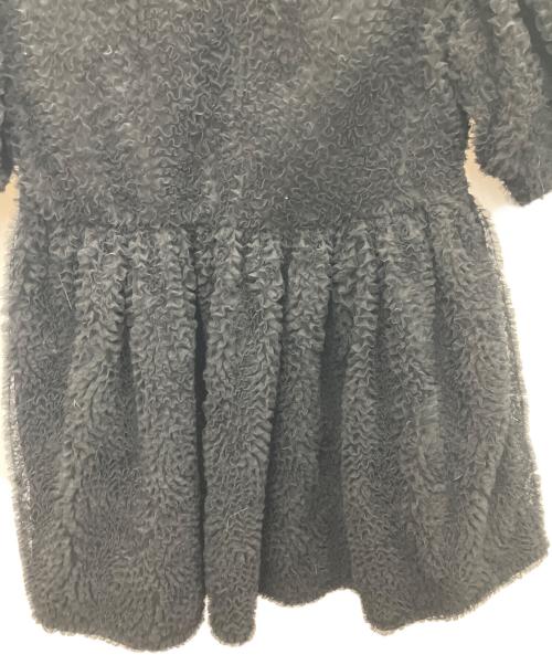 Honey mi Honey（ハニーミーハニー）Honey mi Honey (ハニーミーハニー) チュールパフスリーブチュニック ブラック サイズ:F 未使用品の古着・服飾アイテム