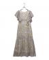 HER LIP TO（ハーリップトゥ）の古着「Laminak Floral Dress」｜グレー