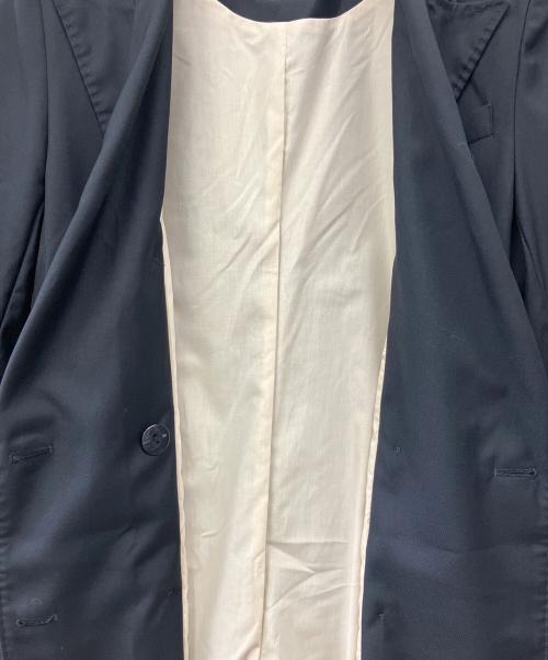HER LIP TO（ハーリップトゥ）Her lip to (ハーリップトゥ) Double Breasted Twill Long Blazer ネイビー サイズ:Sの古着・服飾アイテム