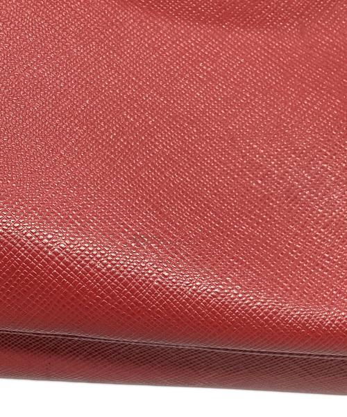 PRADA（プラダ）PRADA (プラダ) PRADA サフィアーノハンドバッグ レッドの古着・服飾アイテム