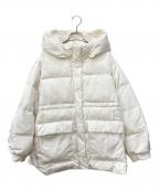 STRAWBERRY FIELDSストロベリーフィールズ）の古着「ミドル丈ダウンコート」｜ホワイト