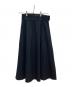 ANAYI (アナイ) ツイルジャージフレアロングスカート ブラック サイズ:36：7000円