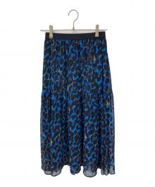 ANAYI（アナイ）の古着「モザイクレオパードティアード スカート」｜ブルー