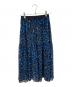 ANAYI (アナイ) モザイクレオパードティアード スカート ブルー サイズ:36：6000円