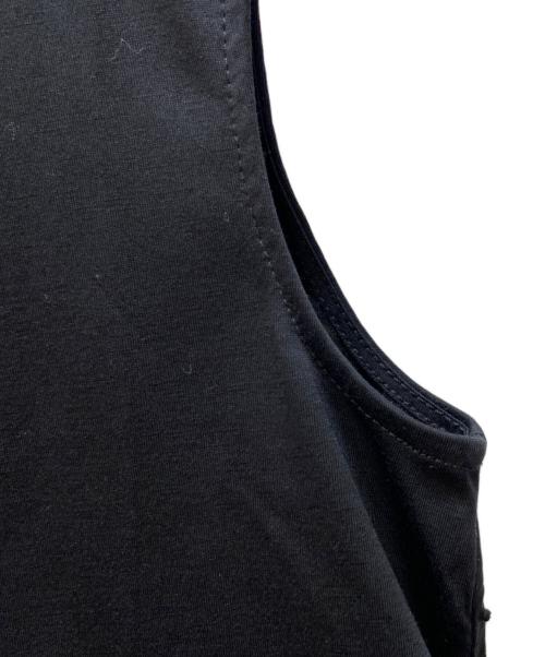 ANAYI（アナイ）ANAYI (アナイ) コットン天竺ニットドッキングカットソー ブラック サイズ:36の古着・服飾アイテム