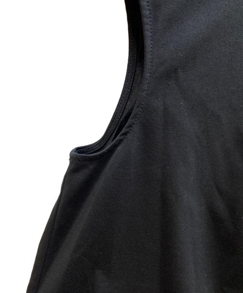 ANAYI（アナイ）ANAYI (アナイ) コットン天竺ニットドッキングカットソー ブラック サイズ:36の古着・服飾アイテム