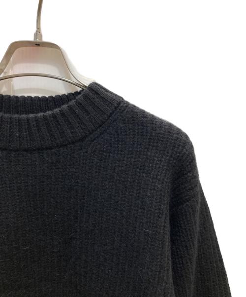 ANAYI（アナイ）ANAYI (アナイ) アルパカパフスリーブニット ブラック サイズ:38 未使用品の古着・服飾アイテム