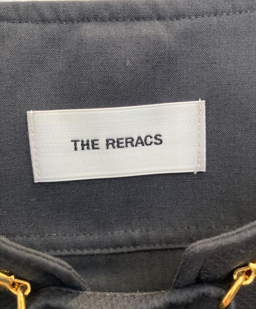 THE RERACS（ザ リラクス）THE RERACS (ザ リラクス) カフタンプルオーバーブラウス ブラック サイズ:フリーの古着・服飾アイテム