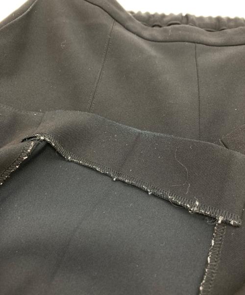 LE PHIL（ル フィル）LE PHIL (ル フィル) 2WAYツイルフロントスリットパンツ ブラックの古着・服飾アイテム