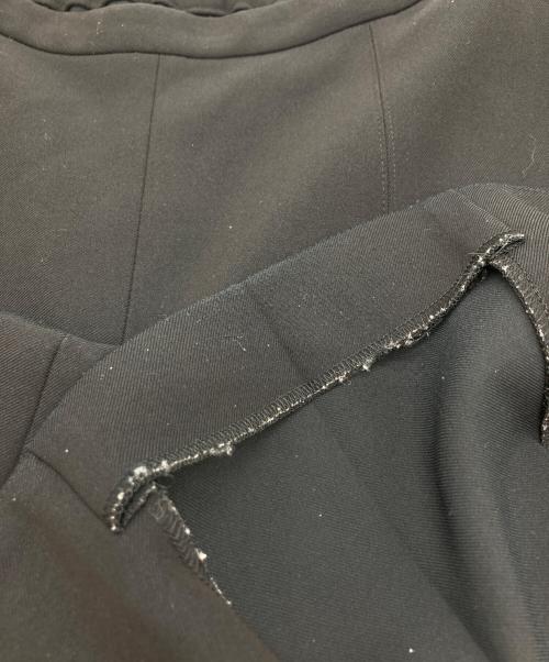 LE PHIL（ル フィル）LE PHIL (ル フィル) 2WAYツイルフロントスリットパンツ ブラックの古着・服飾アイテム