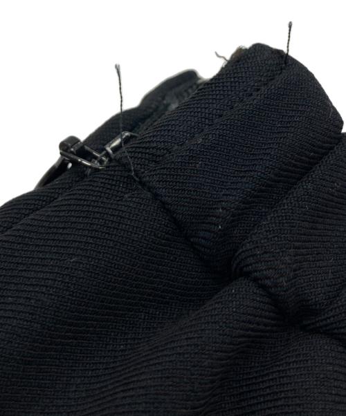 LE PHIL（ル フィル）LE PHIL (ル フィル) 2WAYツイルフロントスリットパンツ ブラックの古着・服飾アイテム