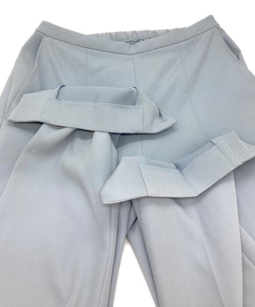 LE PHIL（ル フィル）LE PHIL (ル フィル) 2WAYツイルフロントスリットパンツ ライトブルーの古着・服飾アイテム
