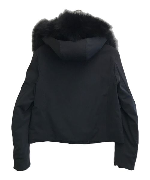 DOUBLE STANDARD CLOTHING（ダブルスタンダードクロージング）DOUBLE STANDARD CLOTHING (ダブルスタンダードクロージング) ポリエステルボンディングダウンジャケット ブラック サイズ:36の古着・服飾アイテム