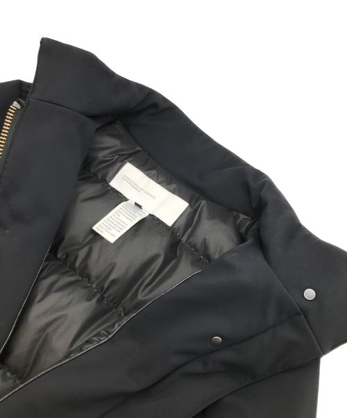 DOUBLE STANDARD CLOTHING（ダブルスタンダードクロージング）DOUBLE STANDARD CLOTHING (ダブルスタンダードクロージング) ポリエステルボンディングダウンジャケット ブラック サイズ:36の古着・服飾アイテム