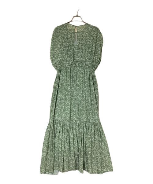 emmi atelier（エミアトリエ）emmi atelier (エミアトリエ) 割線ティアードワンピース グリーン サイズ:1の古着・服飾アイテム