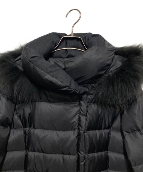 23区（ニジュウサンク）23区 (ニジュウサンク) ダウンコート ブラック サイズ:SIZE 40の古着・服飾アイテム