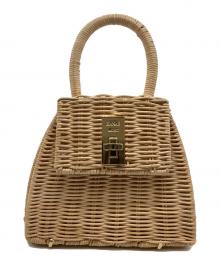 HANAE MORI×CELFORD（ハナエモリ×セルフォード）の古着「藤バッグ」｜ベージュ