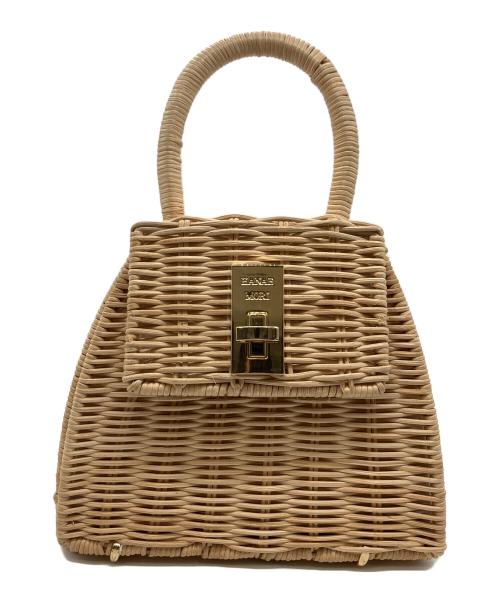 HANAE MORI（ハナエモリ）HANAE MORI (ハナエモリ) CELFORD (セルフォード) 藤バッグ ベージュの古着・服飾アイテム