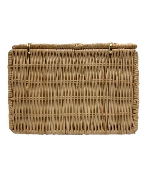 HANAE MORI（ハナエモリ）HANAE MORI (ハナエモリ) CELFORD (セルフォード) 藤バッグ ベージュの古着・服飾アイテム