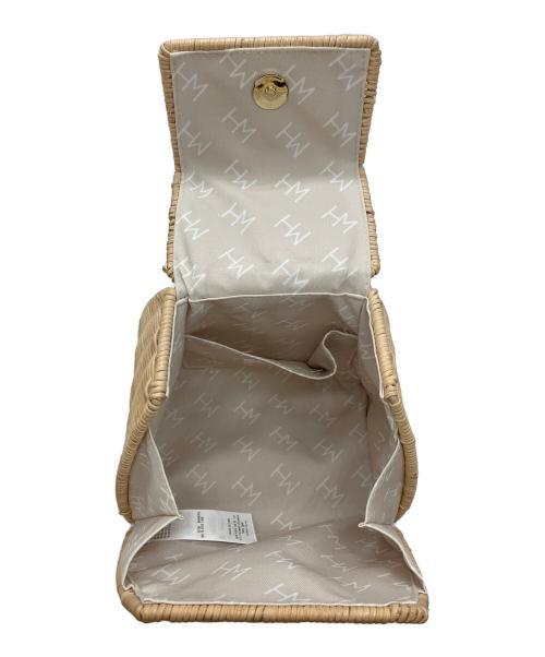 HANAE MORI（ハナエモリ）HANAE MORI (ハナエモリ) CELFORD (セルフォード) 藤バッグ ベージュの古着・服飾アイテム