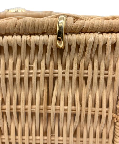 HANAE MORI（ハナエモリ）HANAE MORI (ハナエモリ) CELFORD (セルフォード) 藤バッグ ベージュの古着・服飾アイテム