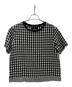 tricot COMME des GARCONS（トリココムデギャルソン）の古着「ギンガムチェックブラウス」｜ブラック